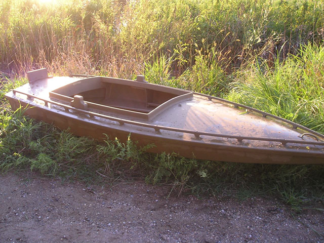 poling skiff turned duck boats microskiff - dedicated to